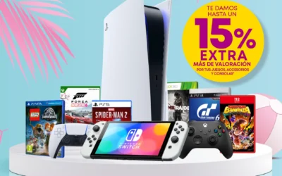 [Nota de prensa] 💸 ¡GAME te da más! 💸 Consigue hasta un 15% extra de valoración al vender tus productos en GAME por tiempo limitado