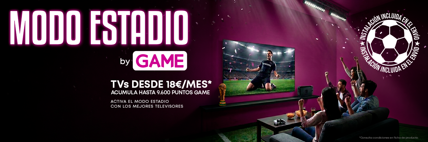 Bodegón de productos como videjuegos, merchandising o accesorios que puedes encontrar en el Pre-Black Friday de GAME
