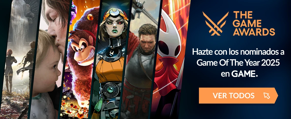 Consigue los nominados a los GOTY en GAME Bodegón de productos como videjuegos, merchandising o accesorios que puedes encontrar en el Pre-Black Friday de GAME