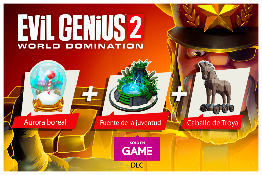 EVIL GENIUS 2 con DLC exclusivo GAME
