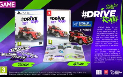 [Nota de prensa] 🎉 ¡Volver a los 90 siempre es una buena noticia! 🎉 Reserva ya Drive Rally Special Edition en GAME y llévate un imán exclusivo de regalo
