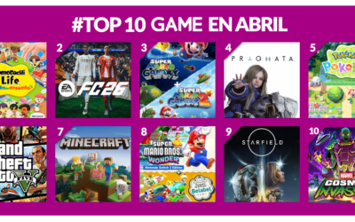 [Nota de prensa] Los más vendidos de ABRIL 2026 en GAME