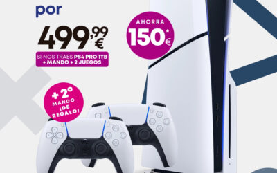 [Nota de prensa] 🤑 ¡Llévate tu PS5 con hasta 150€ de ahorro y un segundo mando DualSense de regalo con el nuevo PLAN RENOVE en GAME! 🤑