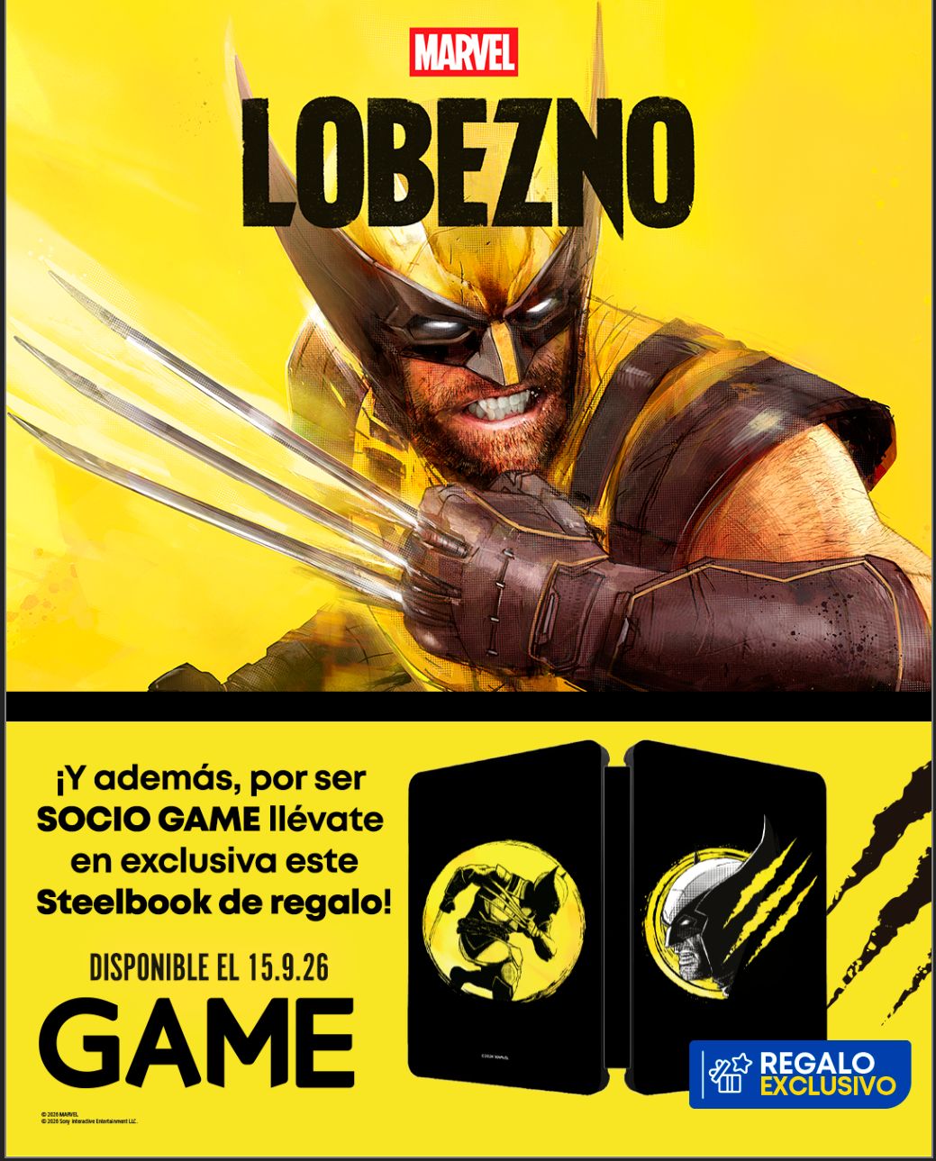 Bodegón de productos como videjuegos, merchandising o accesorios que puedes encontrar en el Pre-Black Friday de GAME