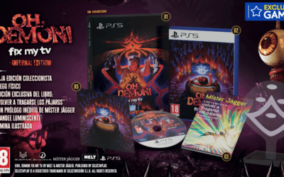[Nota de prensa] 😈 ¡Este demonio va a arreglar tu TV y el formato físico! 😈 Reserva ya la edición exclusiva de Oh Demon! Fix my TV en GAME