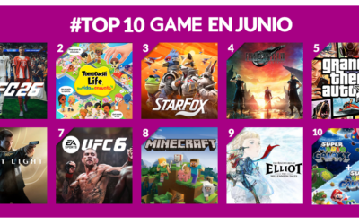 [Nota de prensa] Los más vendidos en JUNIO 2026 en GAME