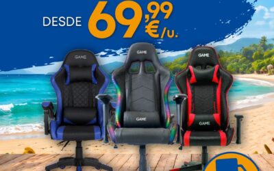 [Nota de prensa] Este verano vas a ir RODADO 🛞💨 ¡No te pierdas el VERANO SOBRE RUEDAS de GAME y consigue tu silla gaming al mejor precio!
