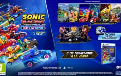 [Nota de prensa] ¡Yendo rápido más de un año! 💙 Reserva Sonic Racing CrossWorlds y su Year One Edition de forma exclusiva en GAME