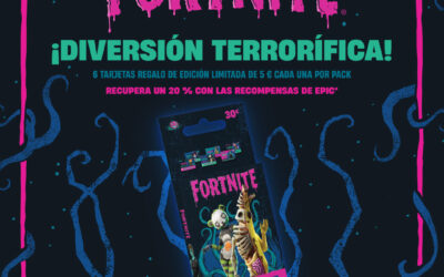 [Nota de prensa] ¡Diversión terrorífica con Fortnite este Halloween! 🎃 Consigue 6 tarjetas regalo de edición limitada de forma exclusiva en GAME